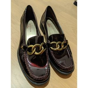 AK Anne Klein iFlex Cranberry Red Loafers